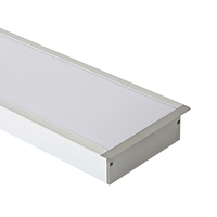 Profilé LED en aluminium personnalisé série T5 W100x35mm 6000, revêtement poudré, découpe et soudure, éclairage intérieur/bureau, décorations