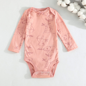 Ropa de Bebé de 6 a 24 Meses, Unisex, con Lindos Dibujos Animados, Mono de Otoño para Bebés, Conjunto de Cinco Piezas de Algodón para Gatear, de Fábrica - Product Image 4