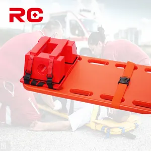 Wholesale Custom Logo Acceptable X-ray Hospital Rescue Plastic Spine Board Stretcher Rescue Equipment