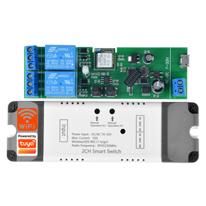 Module d'interrupteur WiFi intelligent TY-TDQ-4CH AC 85-250V DC 7-32V avec application <span class=keywords><strong>Tuya</strong></span> Smart Life, <span class=keywords><strong>RF</strong></span> <span class=keywords><strong>433</strong></span>, 4 canaux, compatible avec Alexa et Google Voice, télécommande vocale - Product Image 4