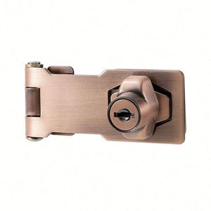 Classic Zinc Alloy Hasp <b>Lock</b> with Screw Mounting for Bedroom Gym Workshop Furniture Drawers <b>Cabinets</b> Wardrobes - Product Image 1