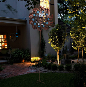 Nouvelle Arrivée : Sculptures de Jardin Extérieures Modernes en Métal, Éoliennes à Pédales, Faites à la Main, Revêtement Poudré – Meilleures Ventes - Product Image 3