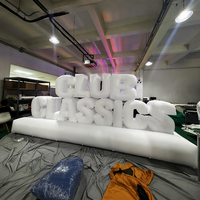 Vente flash : grandes lettres gonflables géantes pour l'extérieur, imperméables, avec logo et couleurs personnalisées pour la décoration d'événements
