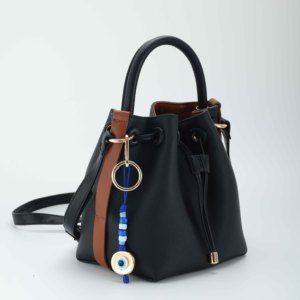 พวงกุญแจตาปีศาจสีน้ำเงินแบบกำหนดเอง พร้อมลูกปัดนาซาร์ รูปมือฮัมซา นกฮูก ช้าง ดีไซน์เชือกถัก  จี้ห้อยกระเป๋า  รับผลิตแบบ OEM ODM - Product Image 2