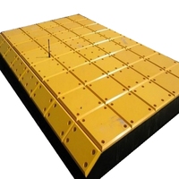 Blocs d'usure en plastique PE UHMW haute densité de 25mm Feuille HDPE texturée avec services de traitement de découpe et de moulage