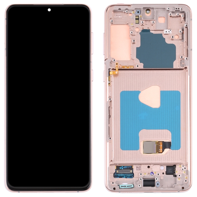 Mobile Phone Lcds for Samsung Galaxy S21+ 5G SM-G996 Original LCD Screen Digitizer Full Assembly With Frame