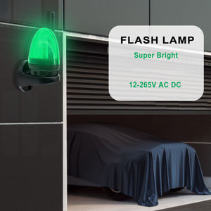 Universel 12V 24V 220V extérieur LED Signal alarme lumière stroboscopique clignotant lumière montage mural lampe d'avertissement d'urgence pour ouvre-porte - Product Image 5