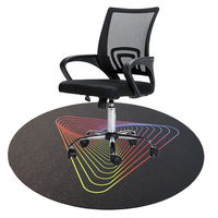 Tapis de sol de chaise en PVC pour ordinateur de bureau sans boucle et antidérapant, écologique en usine OEM