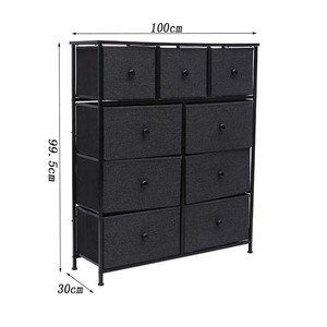 Organisateur de commode à <span class=keywords><strong>4</strong></span> <span class=keywords><strong>tiroirs</strong></span>, cadre en acier robuste, armoire de chevet, <span class=keywords><strong>tour</strong></span> de <span class=keywords><strong>rangement</strong></span> pour chambre à coucher, salon, pour vêtements - Product Image 4