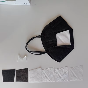 Masque facial anti-poussière de sécurité Kn95 5 plis blanc respirant, masque facial, masque jetable, masque facial Kn95, protection personnelle, logo personnalisé Kn95 - Product Image 3
