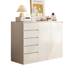 Best-seller Armoire de rangement en bois blanc pour chambre à coucher