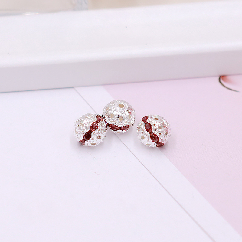 11 silver base with light purple diamonds