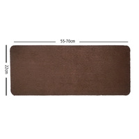 Tapis de sol auto-adhésif en peluche à hauteur de pile de machine moderne Tapis d'escalier antidérapant de 15mm d'épaisseur pour chambre à coucher couleur unie