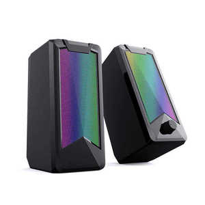 2.0 Mini RGB Lighting <b>Gaming</b> Speaker Smart Phone Home TV Theatre Computer USB Speakers <b>for</b> <b>PC</b> - Product Image 4
