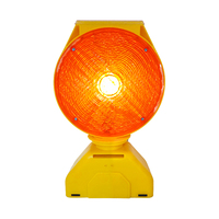 Luz de Advertencia Solar de 8 LED con 3 Modos de Luz (Amarillo, Rojo, Azul), Protección IP65, Resistente a Impactos, para Montaje en Suelo, Ideal para Conos de Construcción en Carreteras