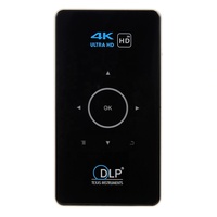 Touyinger C6 — Mini-projecteur intelligent de poche, Led, Dlp, 4k, 3d, Android, Wifi, Portable, pour tablette téléphone Portable, Smartphone