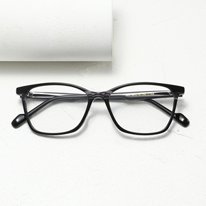 Modern Cat Eye Square Full Rim <b>Eyeglasses</b> <b>Frames</b> Solid Color Anti-Uv for Adults Unisex Vision Correction - Product Image 6