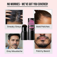 Poudre capillaire densifiante imperméable, poudre d'ombre naturelle pour cheveux clairsemés, maquillage des sourcils, couvre instantanément la ligne des cheveux