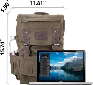 Free Sample Custom High Quality Recycled Polyester Canvas Laptop Top <b>Roll</b> <b>Backpack</b> - Product Image 5