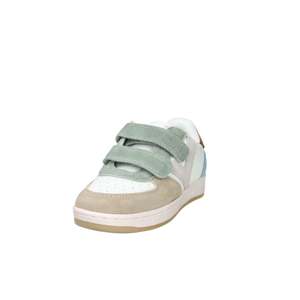 Zapatillas Deportivas Victoria para Niños, Blancas y Beige, Talla 27, Cierre de Velcro, Estilo Baloncesto - Product Image 5