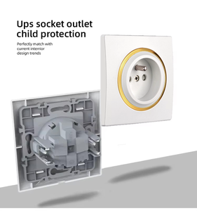 Europäischer Standard Messing-Elektro-Wandsteckdose 2-polig Russische Erdung 16A/10A EU-Stecker Schalter CE & ROHS für - Product Image 4