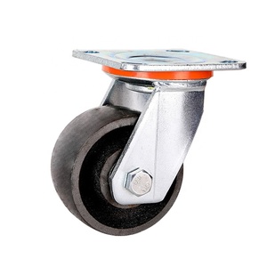 Rueda Giratoria de Hierro Fundido Vintage Pengxing con Capacidad de Carga de 280 kg por Rueda, Ruedas de 100 mm para Carrito de Comida - Product Image 1