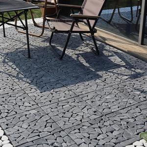 Tự làm giá rẻ gạch đá tự nhiên cho ban công vườn hồ bơi dễ dàng cài đặt lồng vào nhau có thể tháo rời boong gạch - Product Image 3