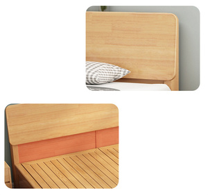 현대 럭셔리 킹 퀸 사이즈 침실 가구 더블 호텔 의료 가죽 보관 조정 가능한 나무 마사지 침대 세트 판매 - Product Image 4