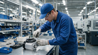 AONING 2026 Motor Servo Kecepatan Tinggi 3000 RPM 220V 50Hz 60-Frame untuk Jalur Perakitan Otomasi Presisi
