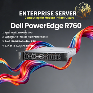 Servidor de Gestión de Redes Corporativas Escalable Universal de Doble Procesador <span class=keywords><strong>DELL</strong></span> PowerEdge R760 2U para Montaje en Rack - Product Image 1