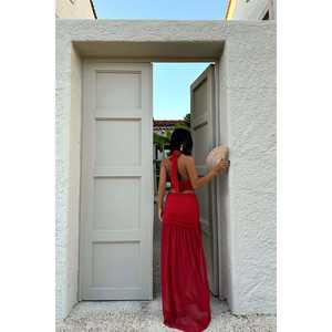 Women's Red <b>Skirt</b> <b>Suit</b> <b>Set</b> - Product Image 1