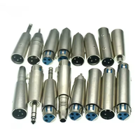 XLR 3 broches mâle femelle vers 6.35MM mâle femelle Mono stéréo prise adaptateur convertisseur connecteur