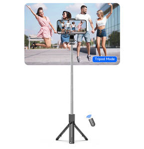Smart F01 Clip de téléphone détachable <span class=keywords><strong>rotatif</strong></span> à 360 degrés 6 sections ABS <span class=keywords><strong>trépied</strong></span> en acier inoxydable télécommande sans fil Selfie Stick - Product Image 3