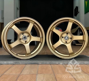 ล้อแม็กซ์ 722Auto Racing <span class=keywords><strong>5</strong></span> ก้าน ขนาด 15-19 นิ้ว 4x100 5x112 5x114.3 สำหรับรถยนต์นั่งส่วนบุคคล ผลิตจากวัสดุฟอร์จ - Product Image 1