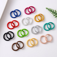 Bague en silicone multicolore de style européen et américain avec feuille d'or Ensemble de bagues incurvées pour femmes pour la fête