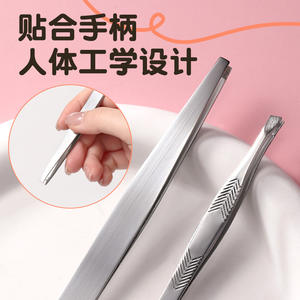 Lmltop – pincettes à sourcils inclinées, ensemble de 2 pièces, outil de maquillage en acier inoxydable pour la mise en forme des sourcilsjjf17 - Product Image 2