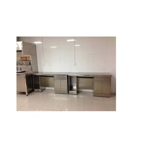 Mesa de Trabajo de Laboratorio de Acero Inoxidable JONSE304 con 3 Cajones, Diseño Industrial para Uso en Laboratorios Escolares - Product Image 4