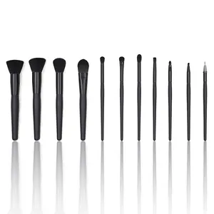 11Pcs Beauty Makeup Brushes Set Cosmetic Foundation Powder Blush Eye Shadow Lip Blend Make Up Brush Tool Kit