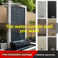 Panneaux muraux décoratifs modernes en mousse PU de qualité supérieure pour salle de bain, hôtel, villa et usage extérieur avec installation rapide