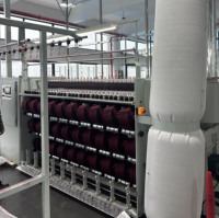Machine à filer à anneaux Kingkangda avec PLC et composants de moteur, production automatique de fil bouclé haute capacité