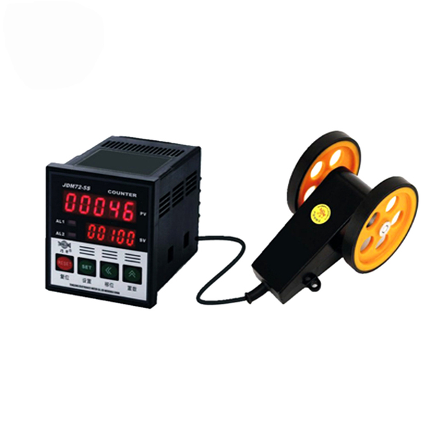 Digital Cable Length Measuring Wheel with LED Display 0-99999 Count Range AC 110-220V Power Supply CE RoHS Certified