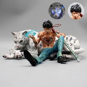 Figurines d'action HESPER Anime One Piece Trafalgar D. Water Law Law Snow Leopard, figurine GK, modèle <span class=keywords><strong>de</strong></span> collection en PVC, jouets, cadeaux d'anniversaire - Product Image 1