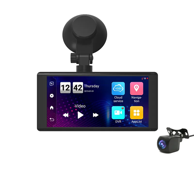 5.18 Inch 4G Android 8.1 Auto Gps Navigatie Ram 2Gb + Rom 16Gb Dashcam Adas Fhd 1080P Auto Video Recorder Wifi Remote Monitoring