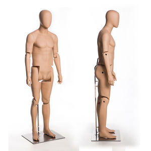 HM02-G Nude <span class=keywords><strong>Male</strong></span> Flexible Simulation Schaufenster puppe Ganzkörper Posing Frei bewegliche Gelenke Gelenk Schaufenster puppe - Product Image 3