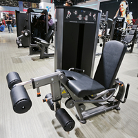 Vente en gros de fitness musculation à broche 2 en 1 double fonction extension de jambe assise et machine à courber les jambes couchées