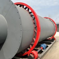 Motor Compacto de Tres Cilindros para Secador Rotatorio de Tambor con Calentamiento Eléctrico, para Arena de Río, Ganga de Carbón y Ceniza Volante, 380V, Ahorro de Energía
