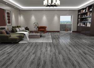 Pavimento <span class=keywords><strong>in</strong></span> Vinile SPC Effetto <span class=keywords><strong>Legno</strong></span> Impermeabile 4mm 5mm 6mm con Sistema Click Lock <span class=keywords><strong>in</strong></span> Marrone Scuro per Uso <span class=keywords><strong>in</strong></span> Supermercati - Product Image 4