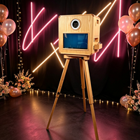 Support d'imprimante portable pour photomaton instantané, impression en libre-service, construction métallique et en bois, garantie de 2 ans - Accessoires de mariage pour