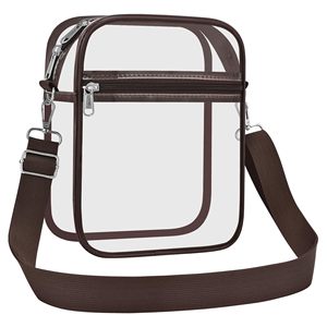 Wasserdichte Transparente Mini-Umhängetasche Damen Herren Messenger-Tasche Crossbody Schultertaschen - Product Image 5