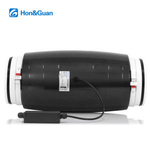 Ventilateur de gaine <span class=keywords><strong>silencieux</strong></span> à flux mixte Hon&Guan 8 pouces Eco-Watt, en plastique, <span class=keywords><strong>silencieux</strong></span>, 746Pa, 100-240V, moteur EC, <span class=keywords><strong>extracteur</strong></span> <span class=keywords><strong>d</strong></span>'<span class=keywords><strong>air</strong></span>, crochet - Product Image 2